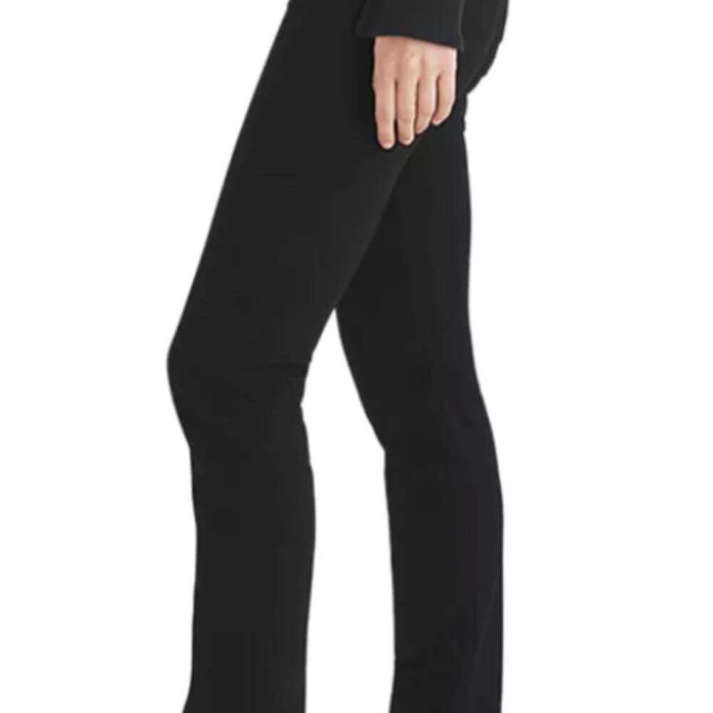 rag & bone Wren High Rise Slim Straight Jeans in Black